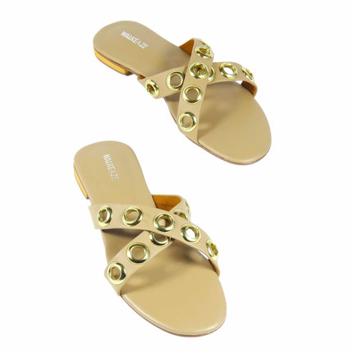 Women Formal Slippers - 40878S - Slippers - Walkeaze